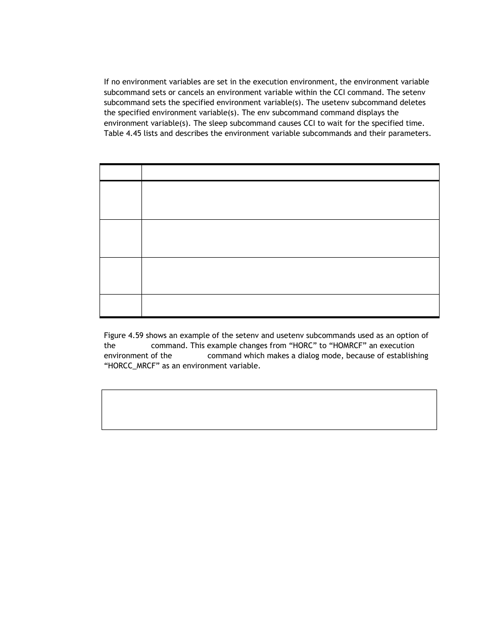 12 environment variable subcommands | Hitachi TAGMASTORE MK-90RD011-25 User Manual | Page 297 / 388