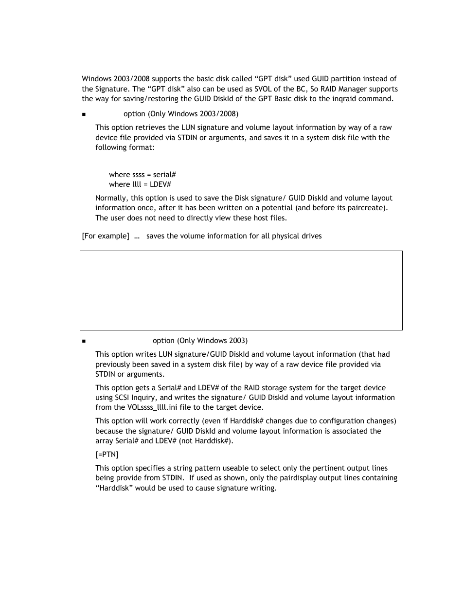 2 gpt disk for windows 2003/2008 | Hitachi TAGMASTORE MK-90RD011-25 User Manual | Page 334 / 388