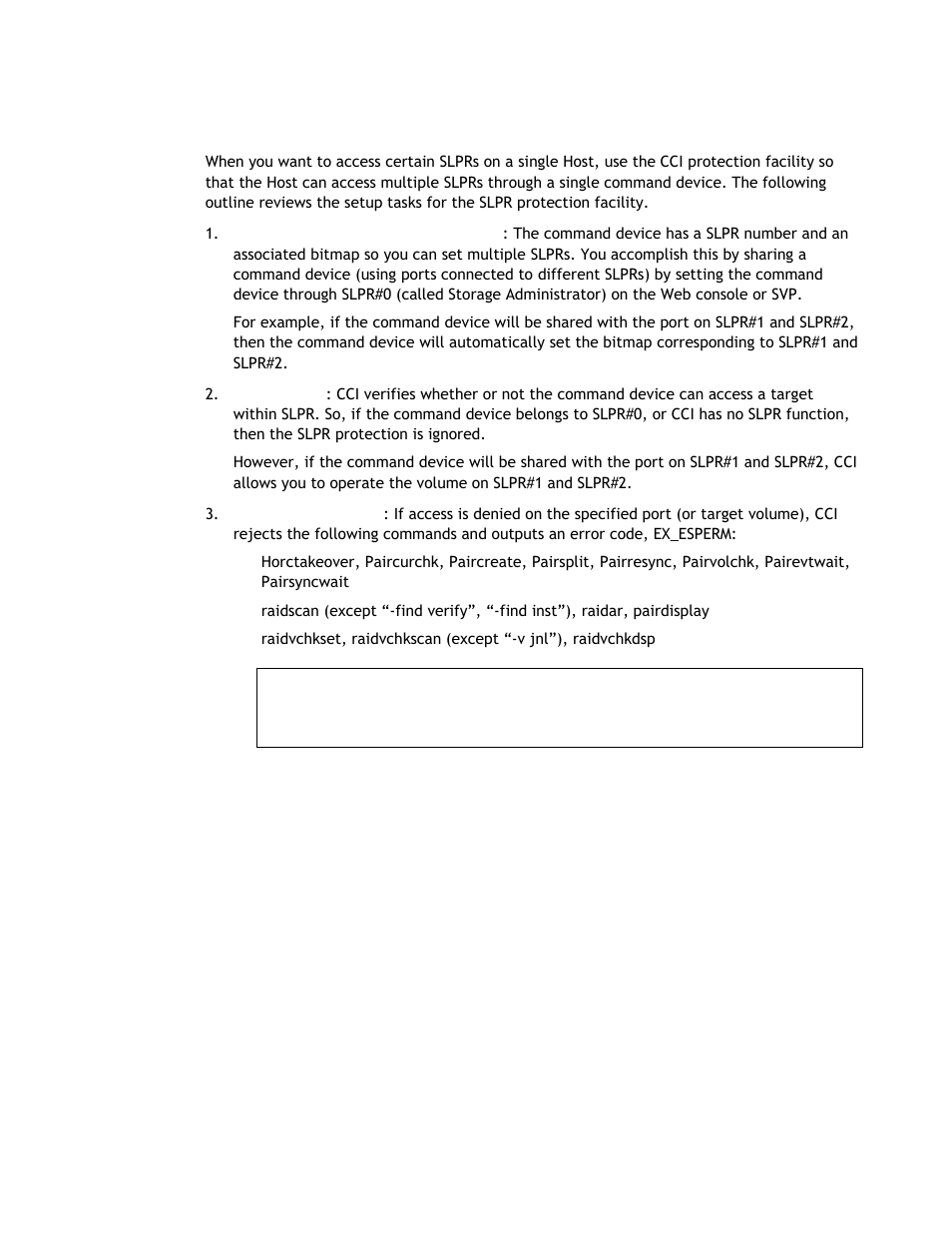 1 specifying the slpr protection facility | Hitachi TAGMASTORE MK-90RD011-25 User Manual | Page 341 / 388