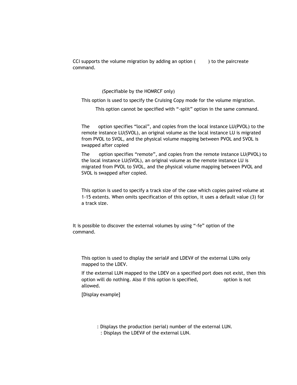 2 commands to control the volume migration | Hitachi TAGMASTORE MK-90RD011-25 User Manual | Page 349 / 388