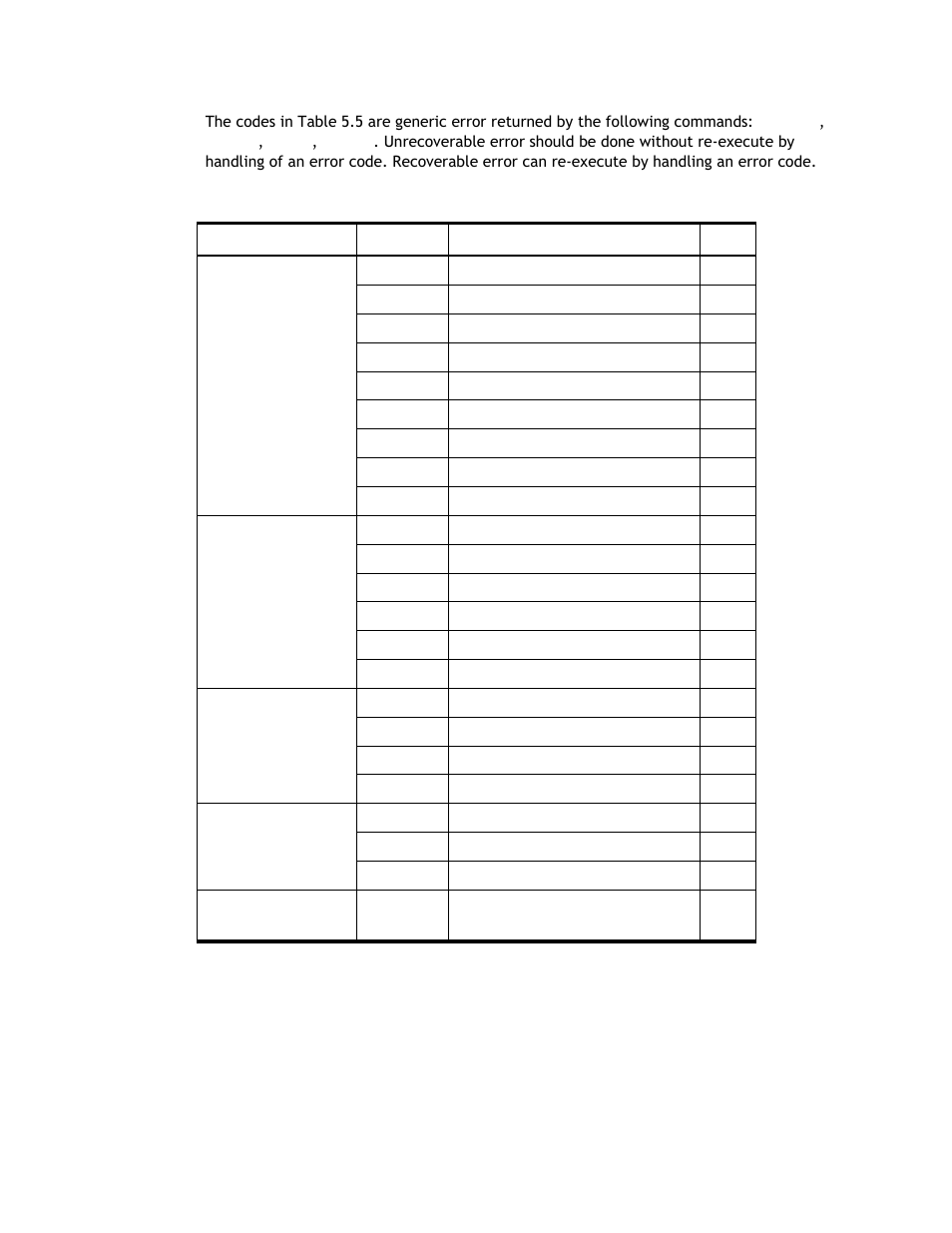 Table 5.5 list the gen | Hitachi TAGMASTORE MK-90RD011-25 User Manual | Page 367 / 388