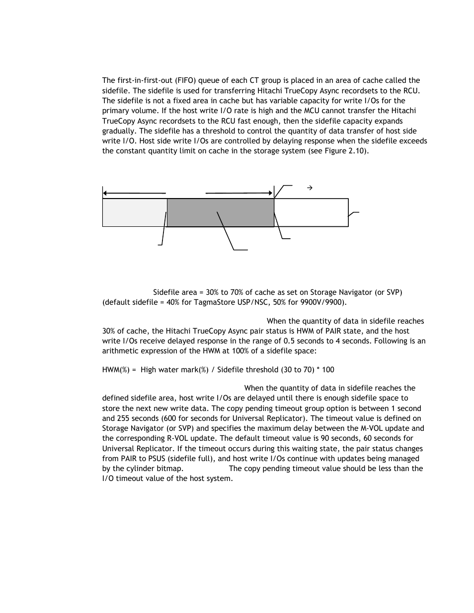 1 sidefile cache for hitachi truecopy asynchronous | Hitachi TAGMASTORE MK-90RD011-25 User Manual | Page 43 / 388