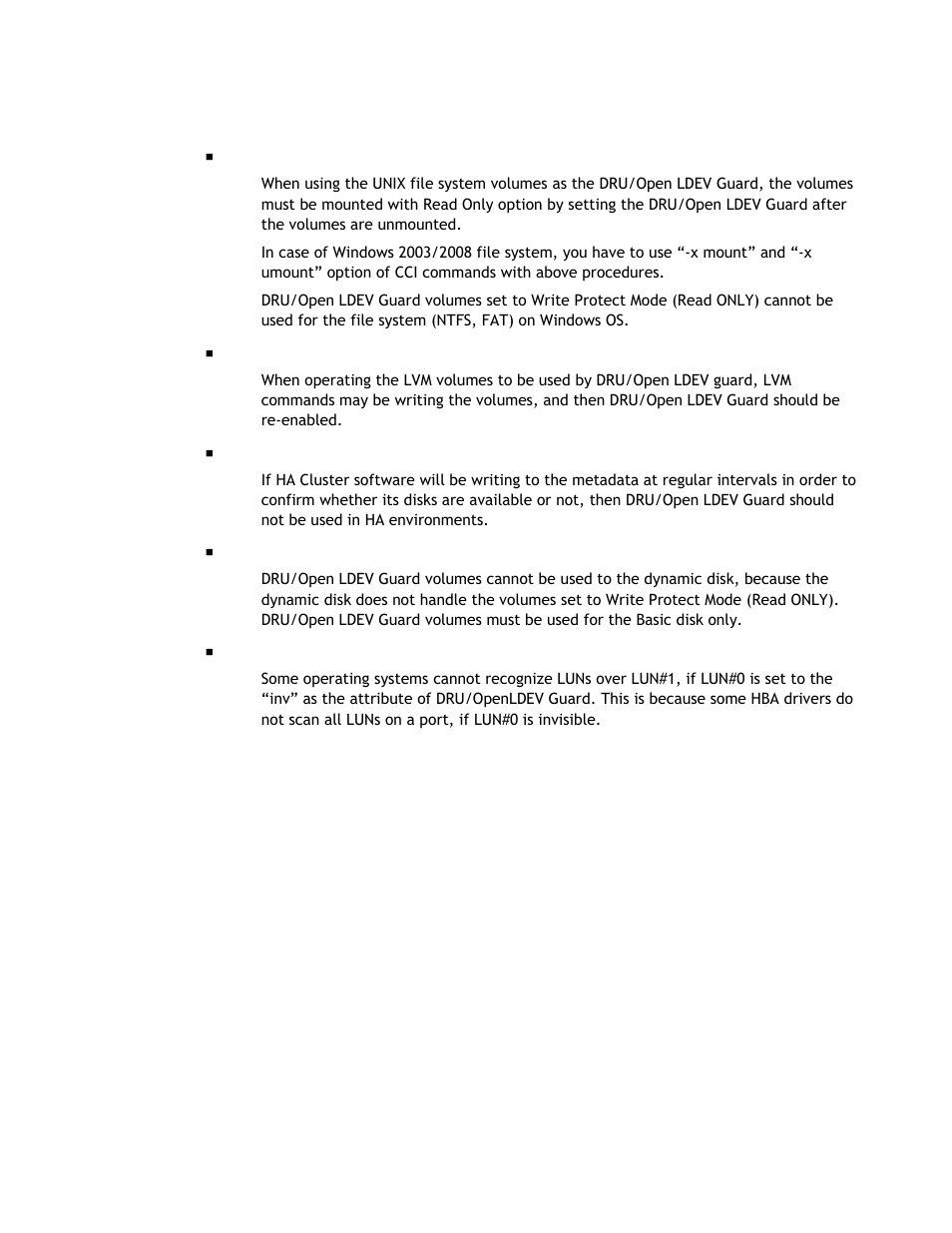4 restrictions on data retention utility volumes, 4). f | Hitachi TAGMASTORE MK-90RD011-25 User Manual | Page 61 / 388