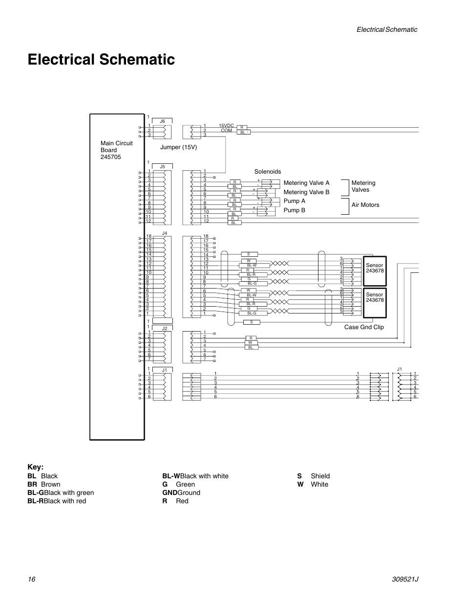 Electrical schematic, Electrical schematic , pa | Hitachi XTREME MIX 309521J User Manual | Page 16 / 32