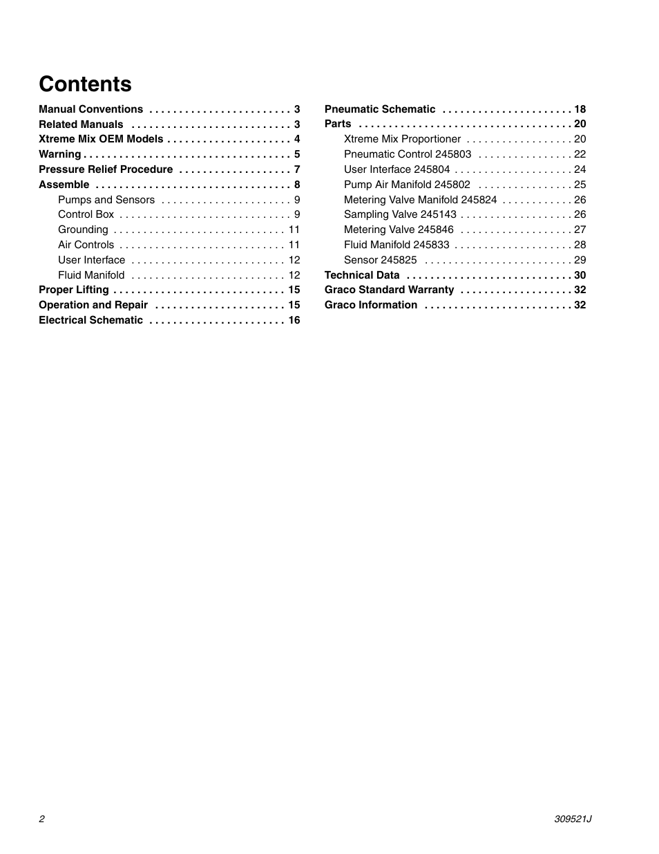 Hitachi XTREME MIX 309521J User Manual | Page 2 / 32