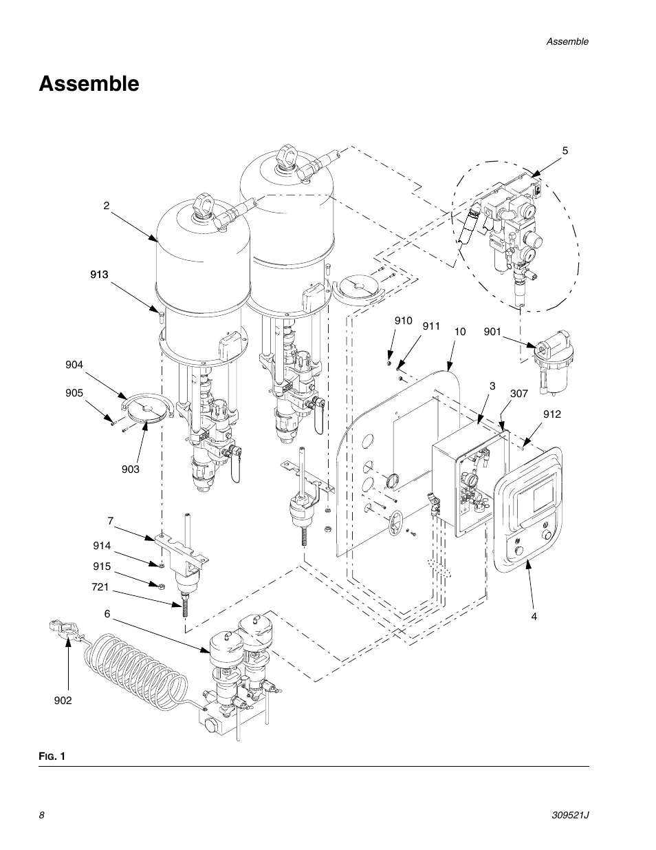 Assemble | Hitachi XTREME MIX 309521J User Manual | Page 8 / 32