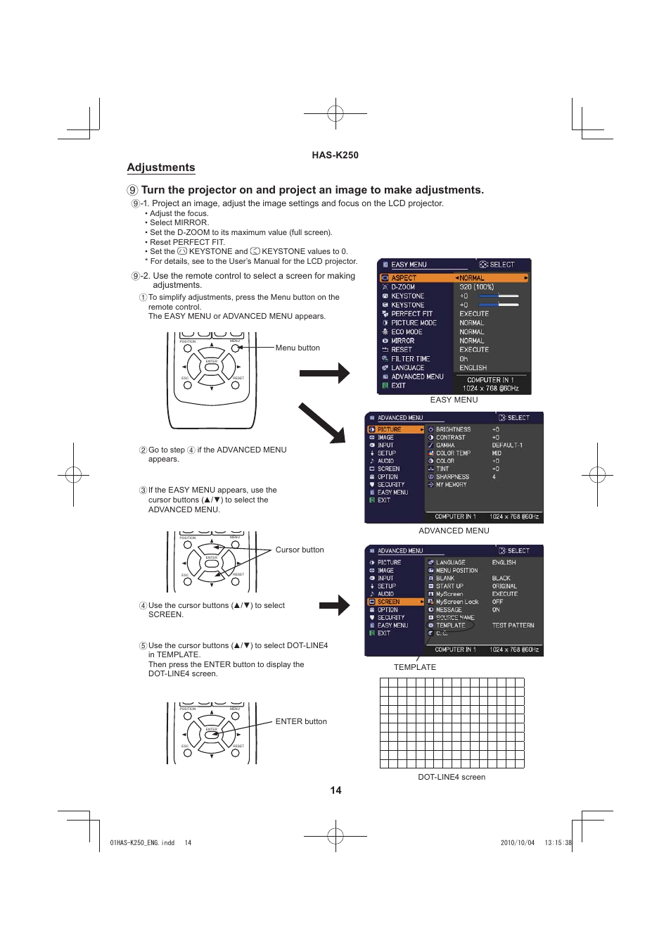 Has-k250 | Hitachi HAS-K250 User Manual | Page 14 / 22