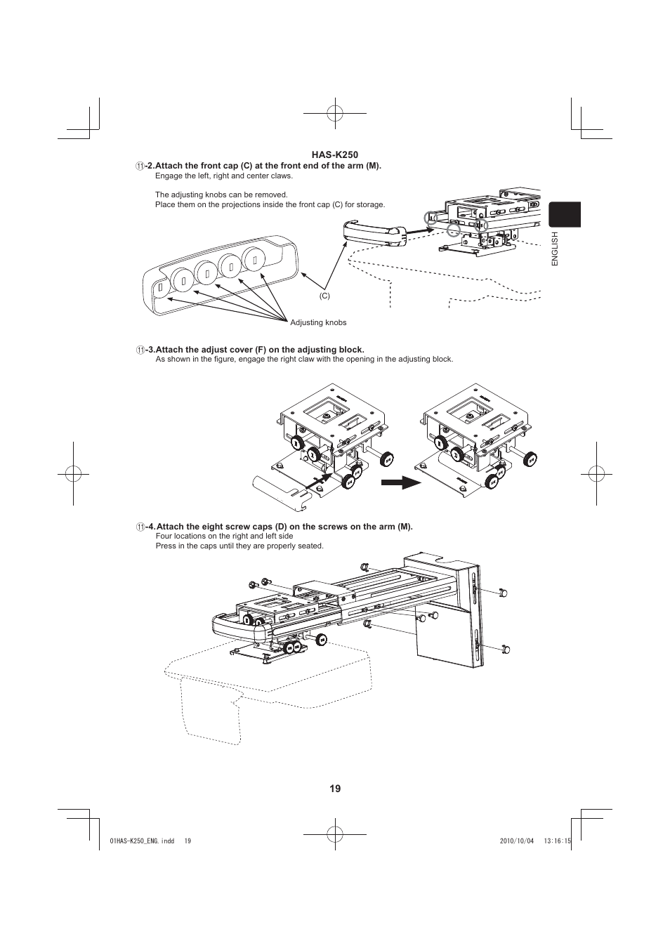 Hitachi HAS-K250 User Manual | Page 19 / 22