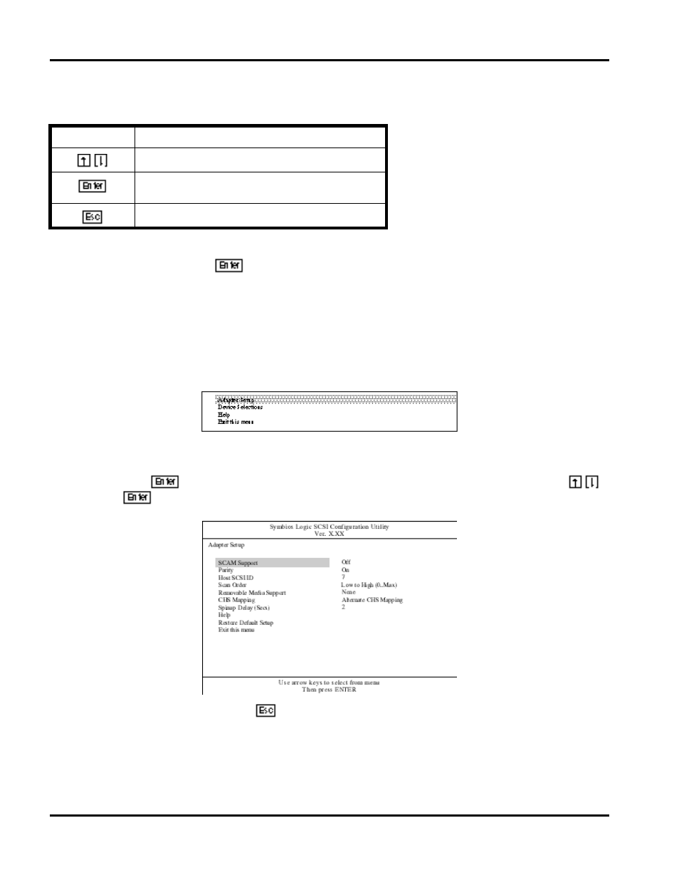 What you can set with adapter setup | Hitachi 8450H/R User Manual | Page 104 / 126