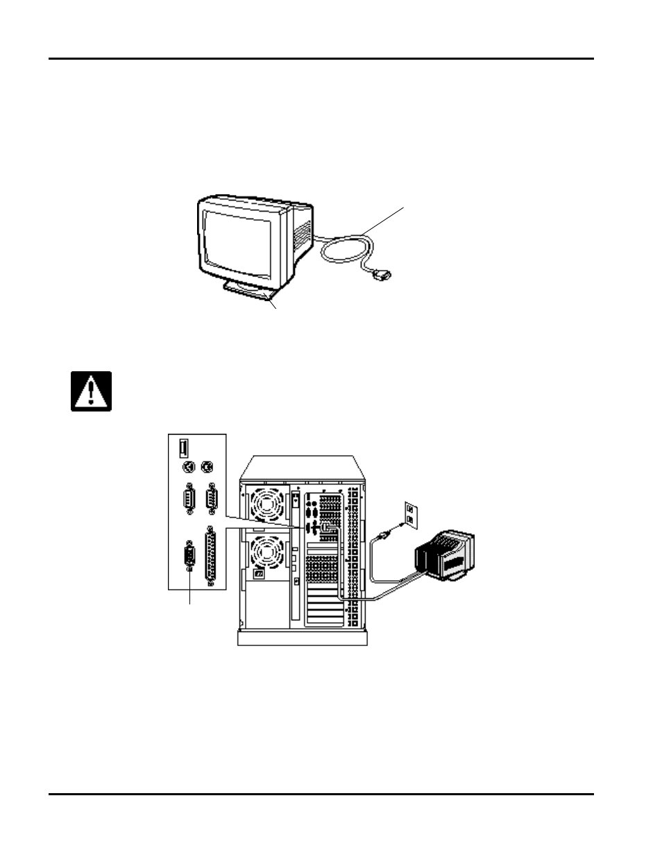 Connecting external devices, Connecting displays | Hitachi 8450H/R User Manual | Page 34 / 126