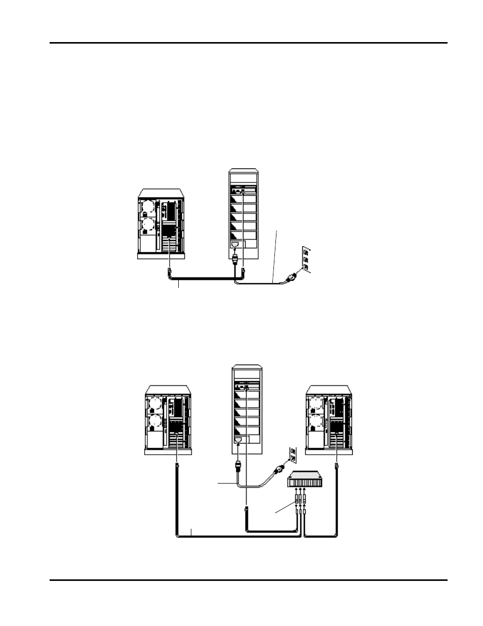 Connecting an external disk array unit (optional) | Hitachi 8450H/R User Manual | Page 39 / 126