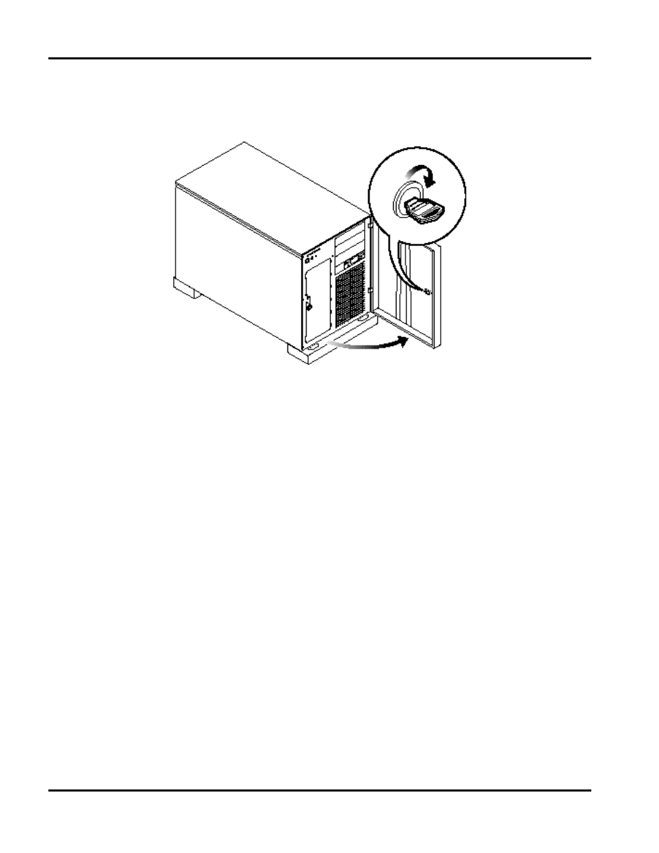 Opening the front door | Hitachi 8450H/R User Manual | Page 44 / 126