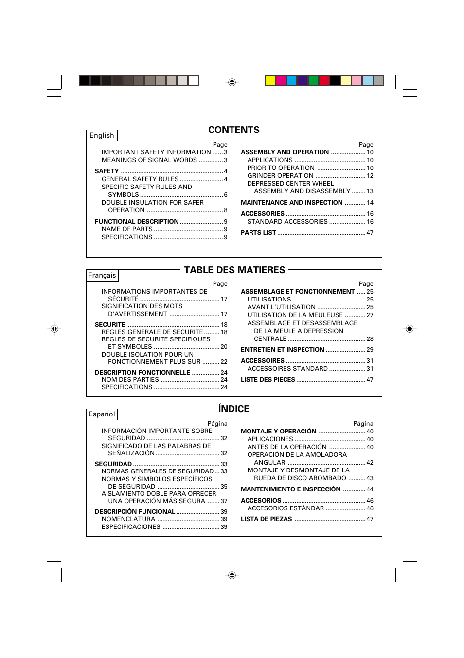 Hitachi G 12SA2 User Manual | Page 2 / 48
