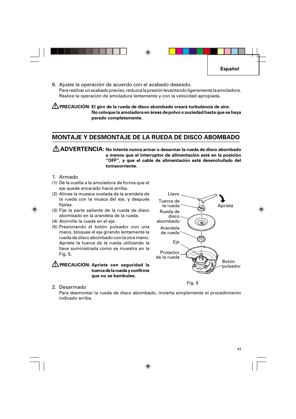 Hitachi G 12SA2 User Manual | Page 43 / 48