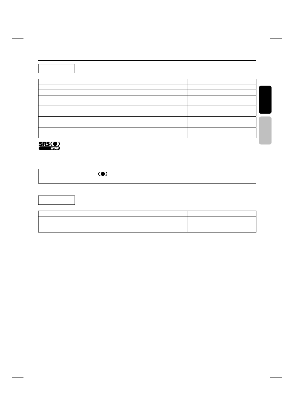 Osd (on-screen display), Audio language | Hitachi 42HDF39 User Manual | Page 32 / 50