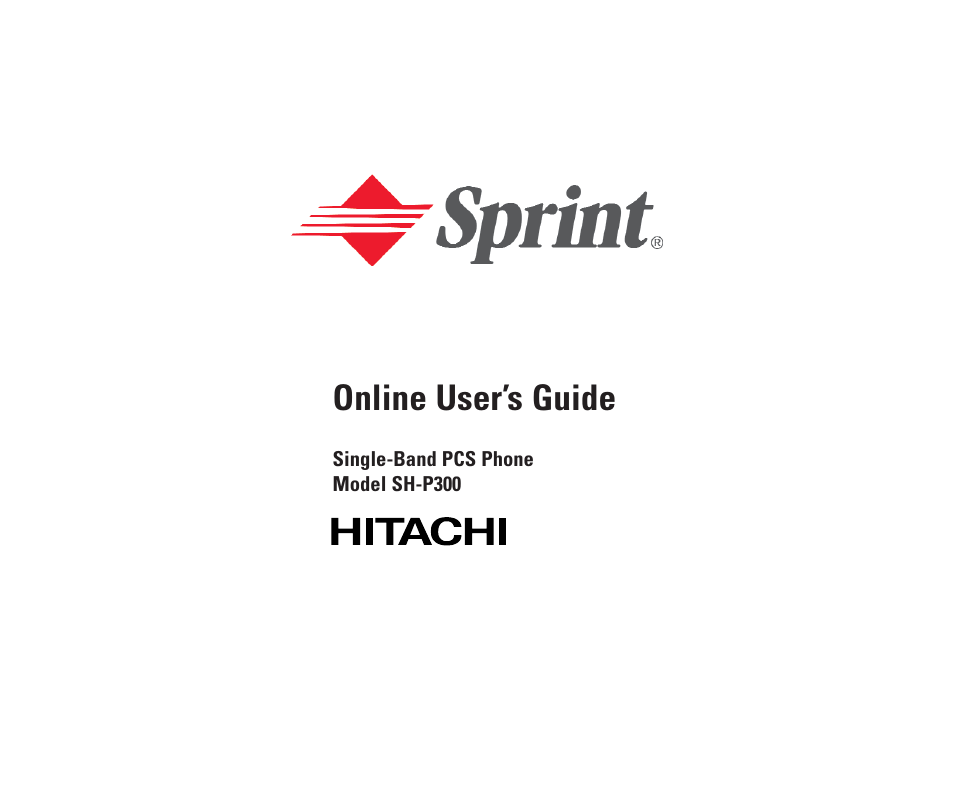 Hitachi SH-P300 User Manual | 455 pages