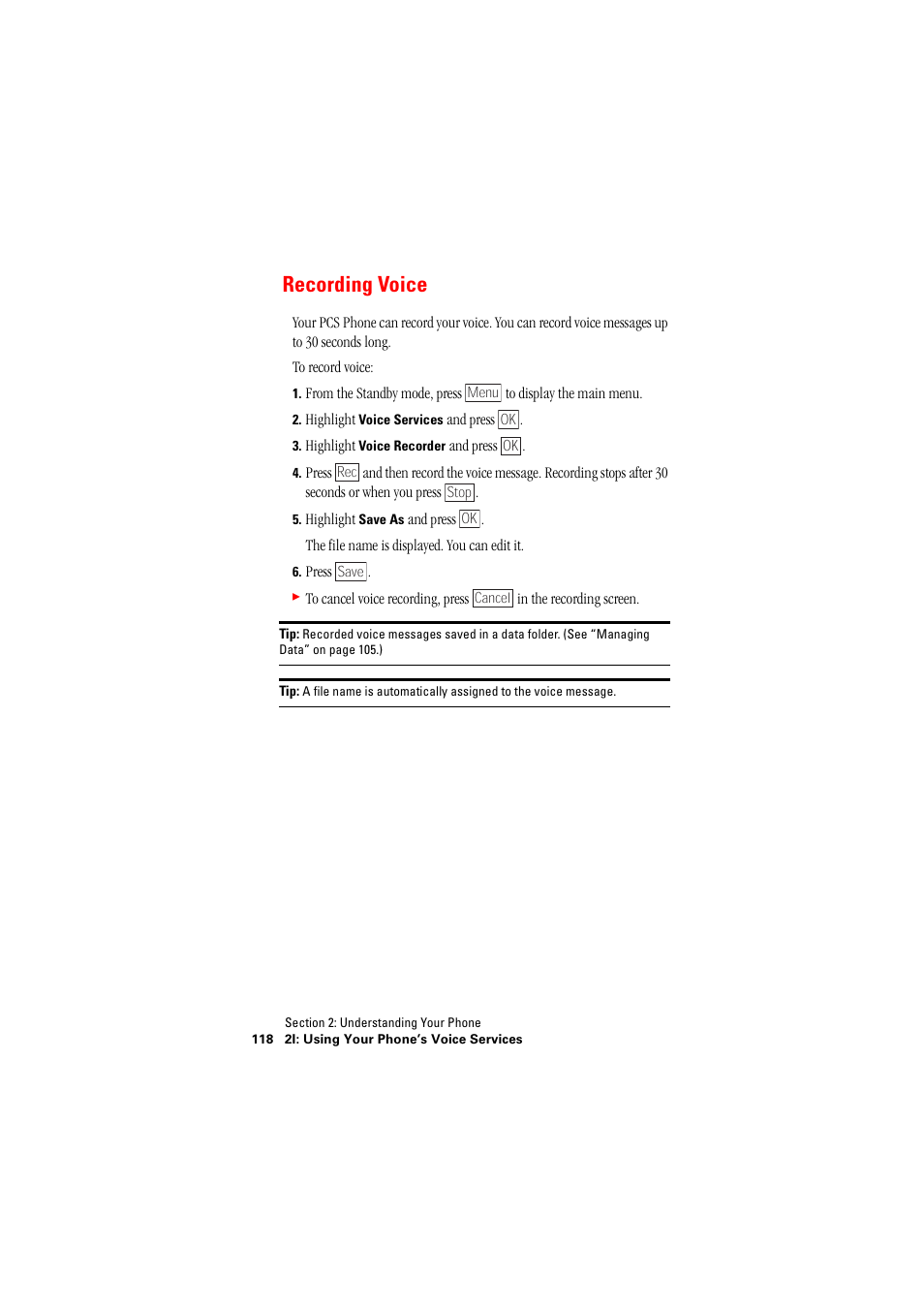 Recording voice | Hitachi SH-P300 User Manual | Page 127 / 455