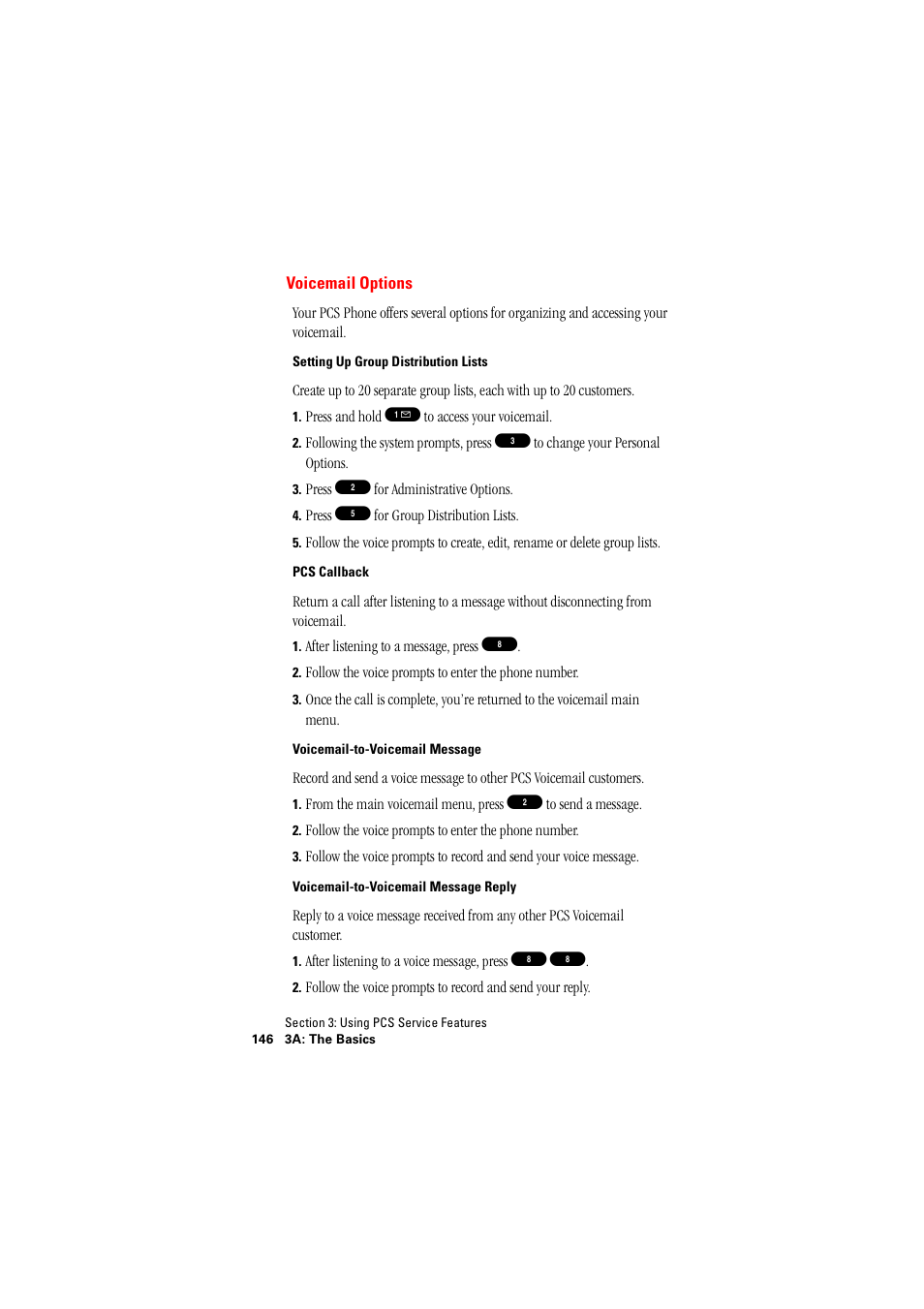 Voicemail options | Hitachi SH-P300 User Manual | Page 155 / 455