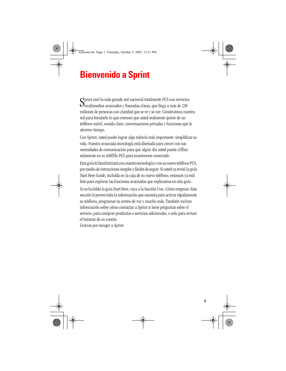 Bienvenido a sprint | Hitachi SH-P300 User Manual | Page 236 / 455