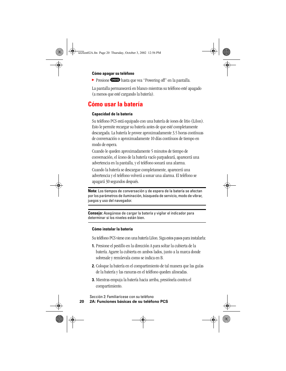 Cómo usar la batería, Navegación por el menú principal | Hitachi SH-P300 User Manual | Page 255 / 455