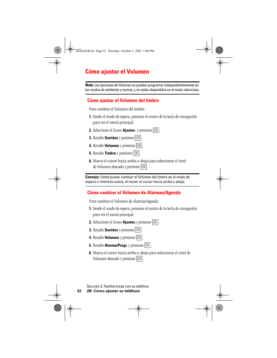 Cómo ajustar el volumen | Hitachi SH-P300 User Manual | Page 267 / 455