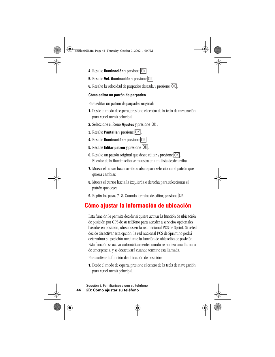 Cómo ajustar la información de ubicación | Hitachi SH-P300 User Manual | Page 279 / 455