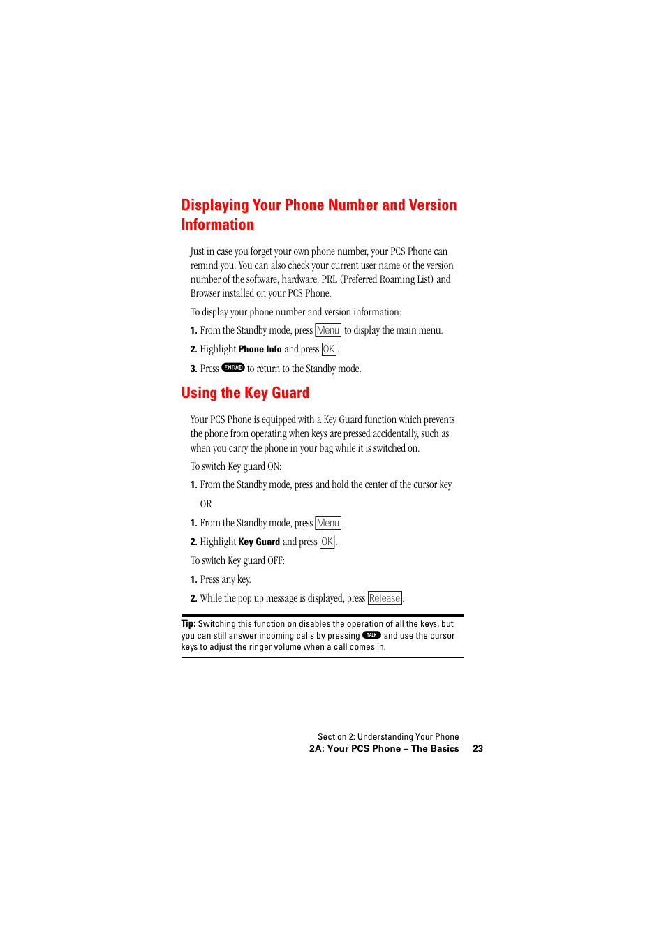 Using the key guard | Hitachi SH-P300 User Manual | Page 32 / 455