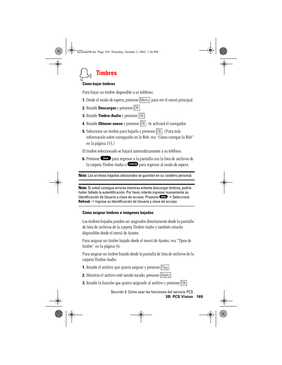Timbres | Hitachi SH-P300 User Manual | Page 404 / 455