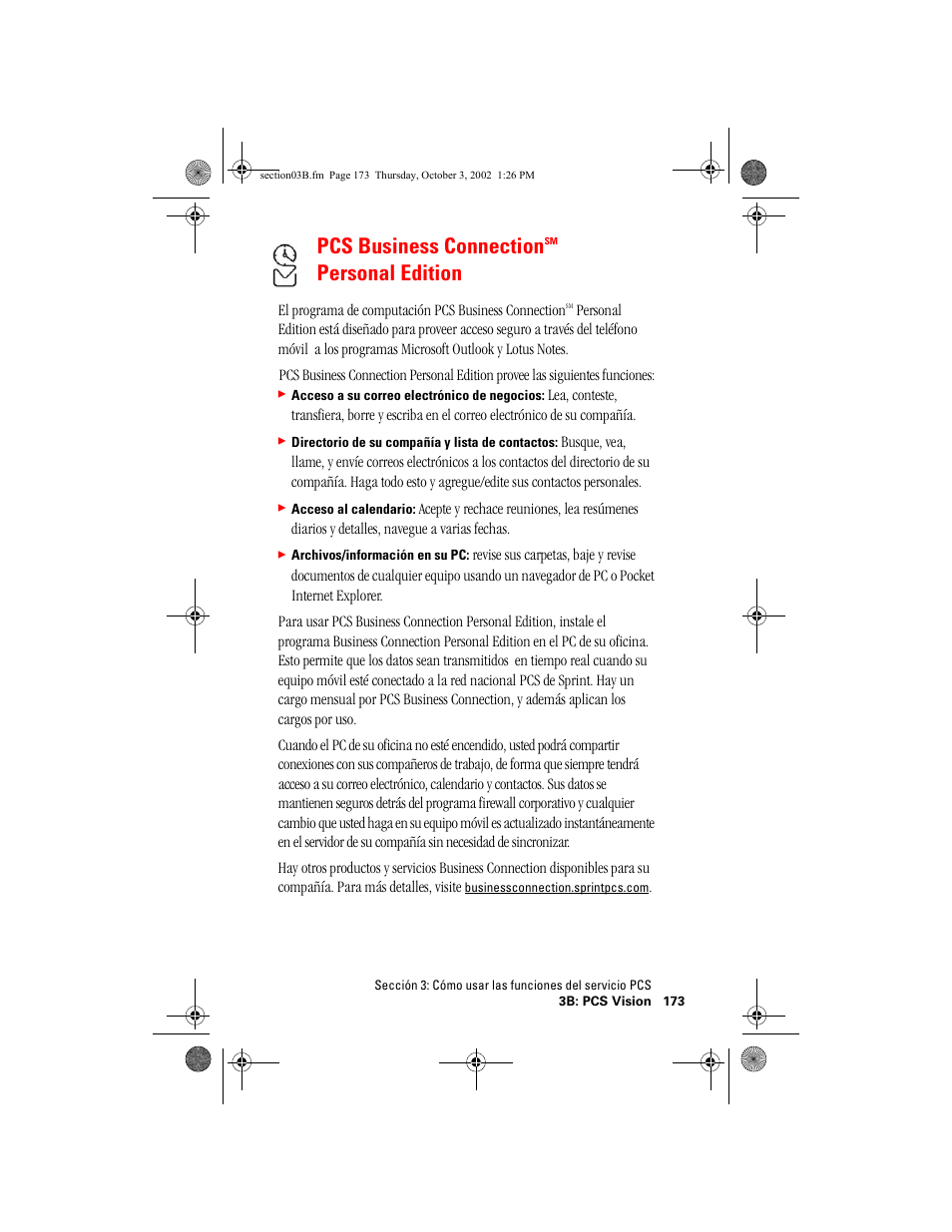 Pcs business connectionsm personal edition, Pcs business connection, Personal edition | Hitachi SH-P300 User Manual | Page 408 / 455