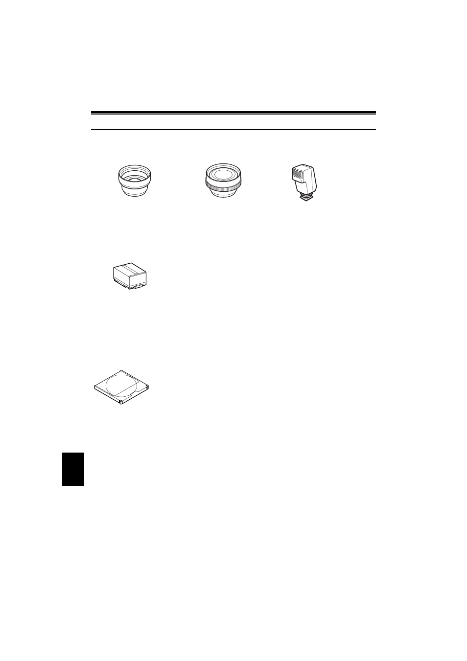 Introduction to optional accessories | Hitachi DZ-MV350A User Manual | Page 166 / 170