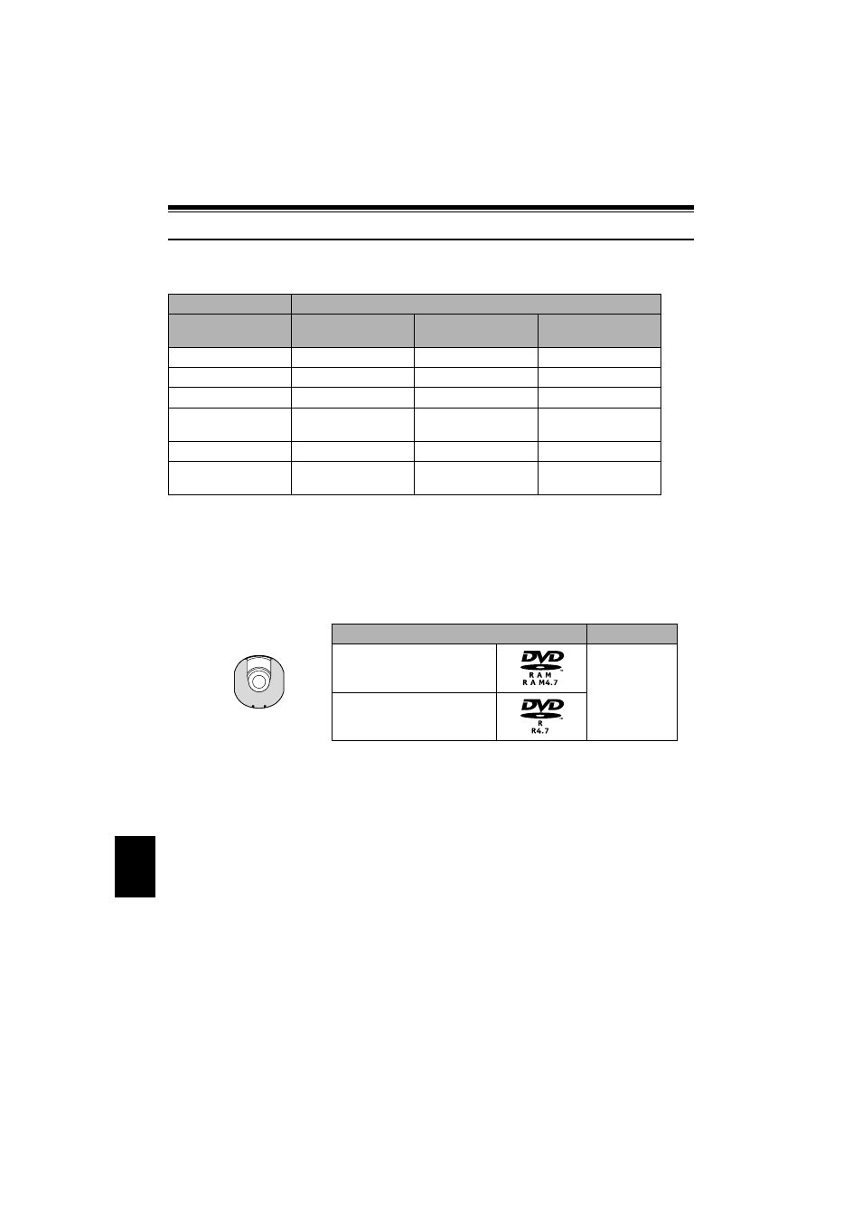 Discs and cards | Hitachi DZ-MV350A User Manual | Page 22 / 170