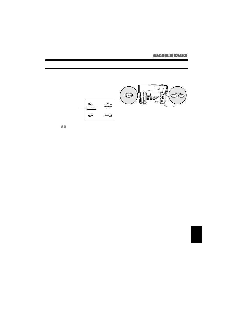 Adjusting exposure manually | Hitachi DZ-MV350A User Manual | Page 59 / 170