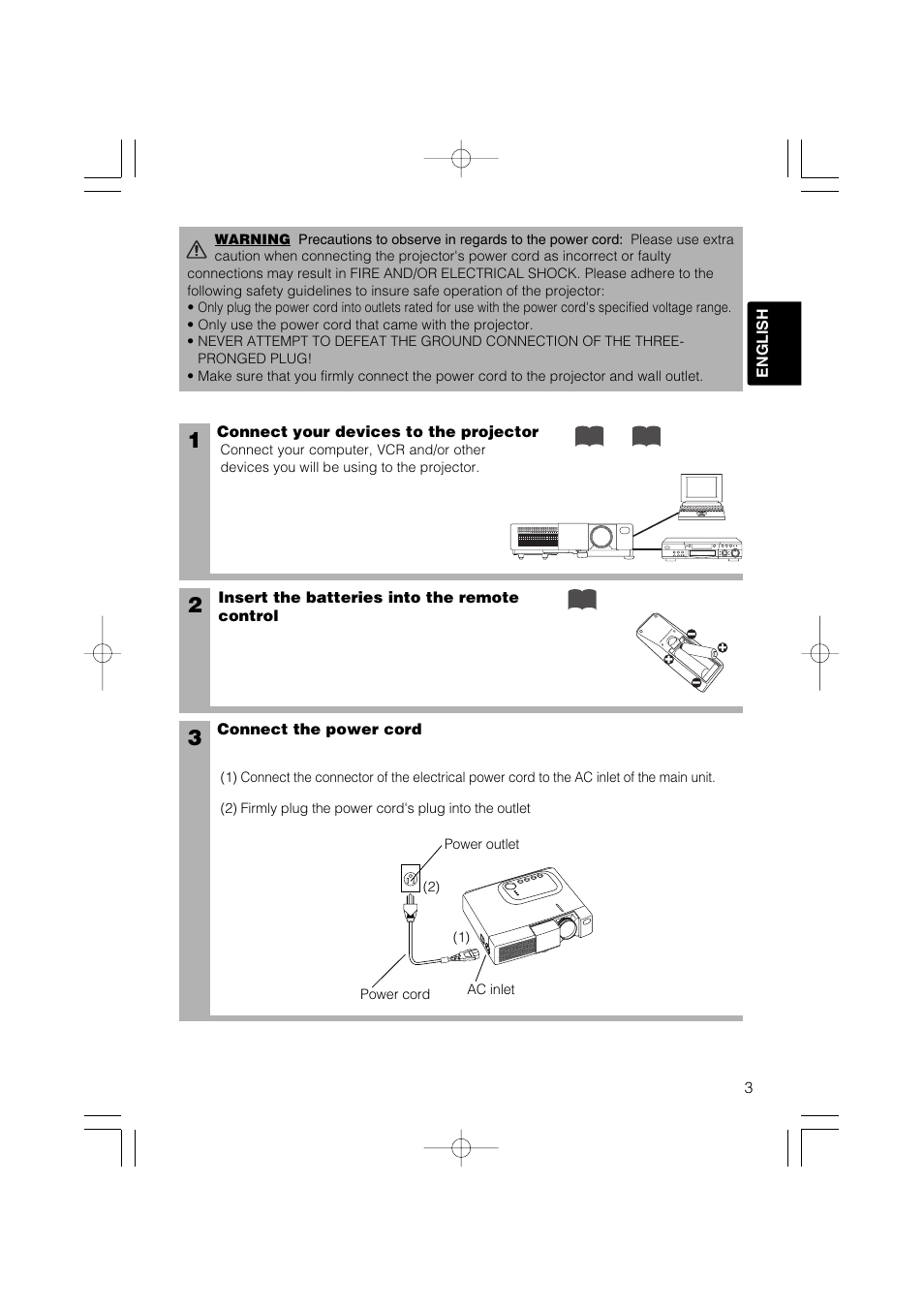 Hitachi CP-X275 User Manual | Page 4 / 51