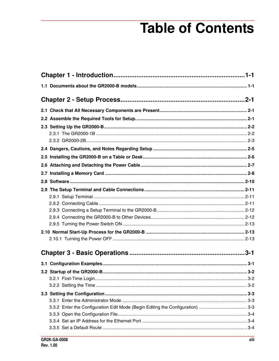 Hitachi GR2000-B Series User Manual | Page 13 / 48