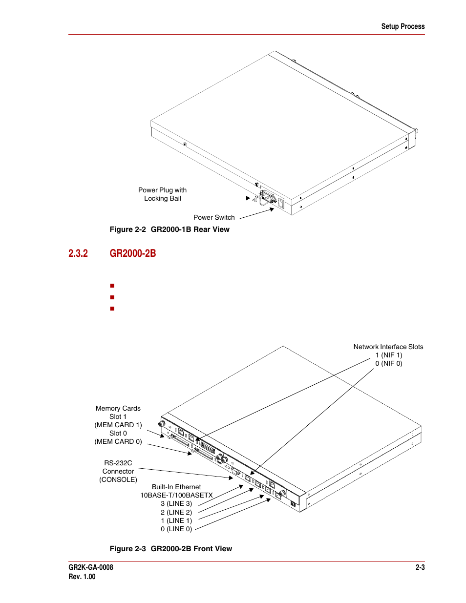 2 gr2000-2b, 2 gr2000-2b -3 | Hitachi GR2000-B Series User Manual | Page 23 / 48