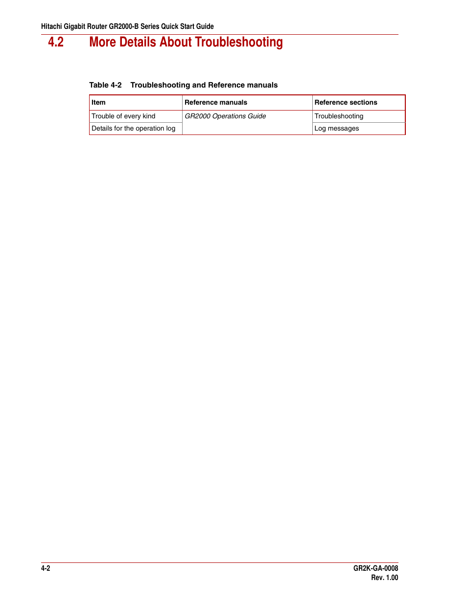 2 more details about troubleshooting, 2 more details about troubleshooting -2 | Hitachi GR2000-B Series User Manual | Page 46 / 48