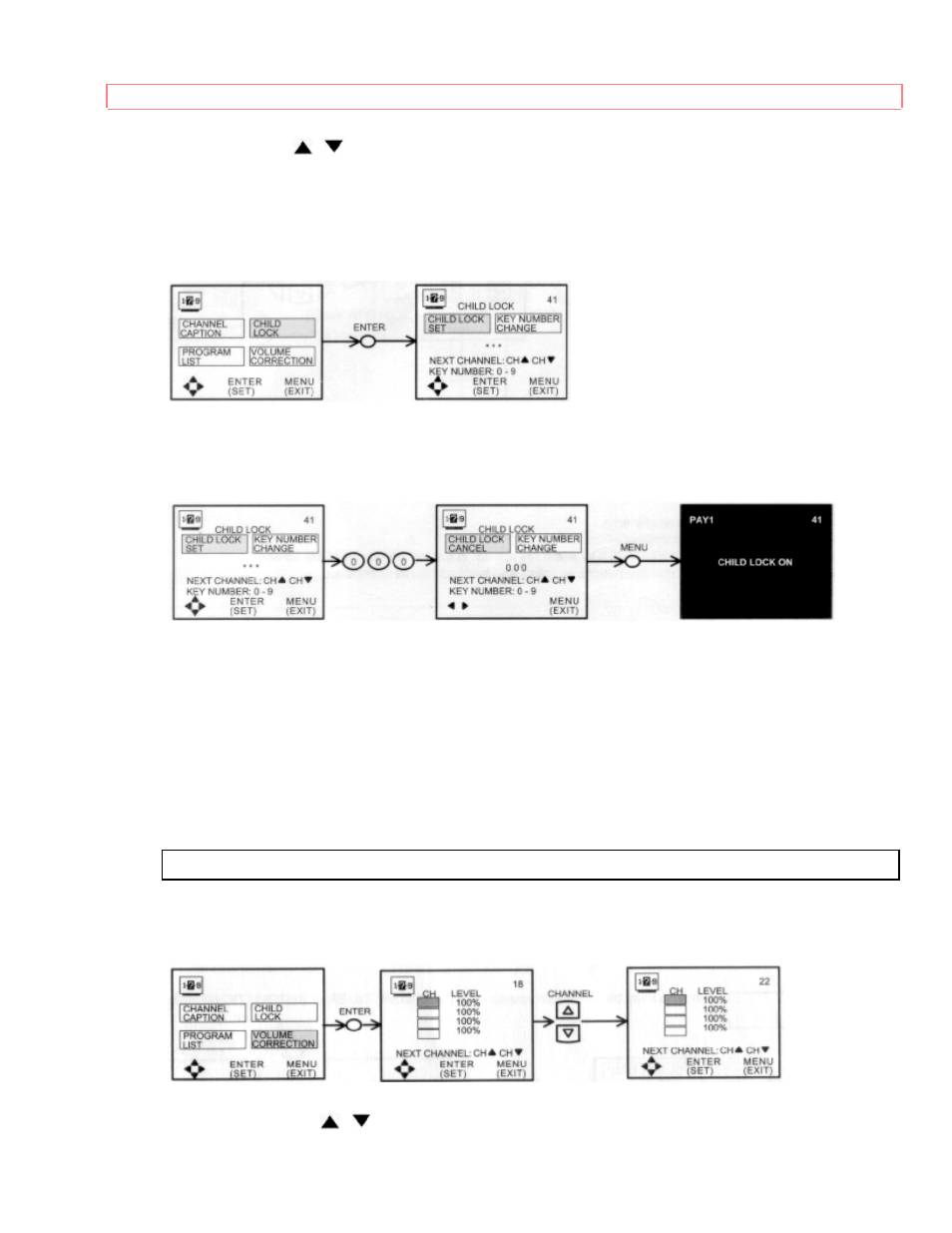 Volume correction | Hitachi 31CX4B User Manual | Page 54 / 70