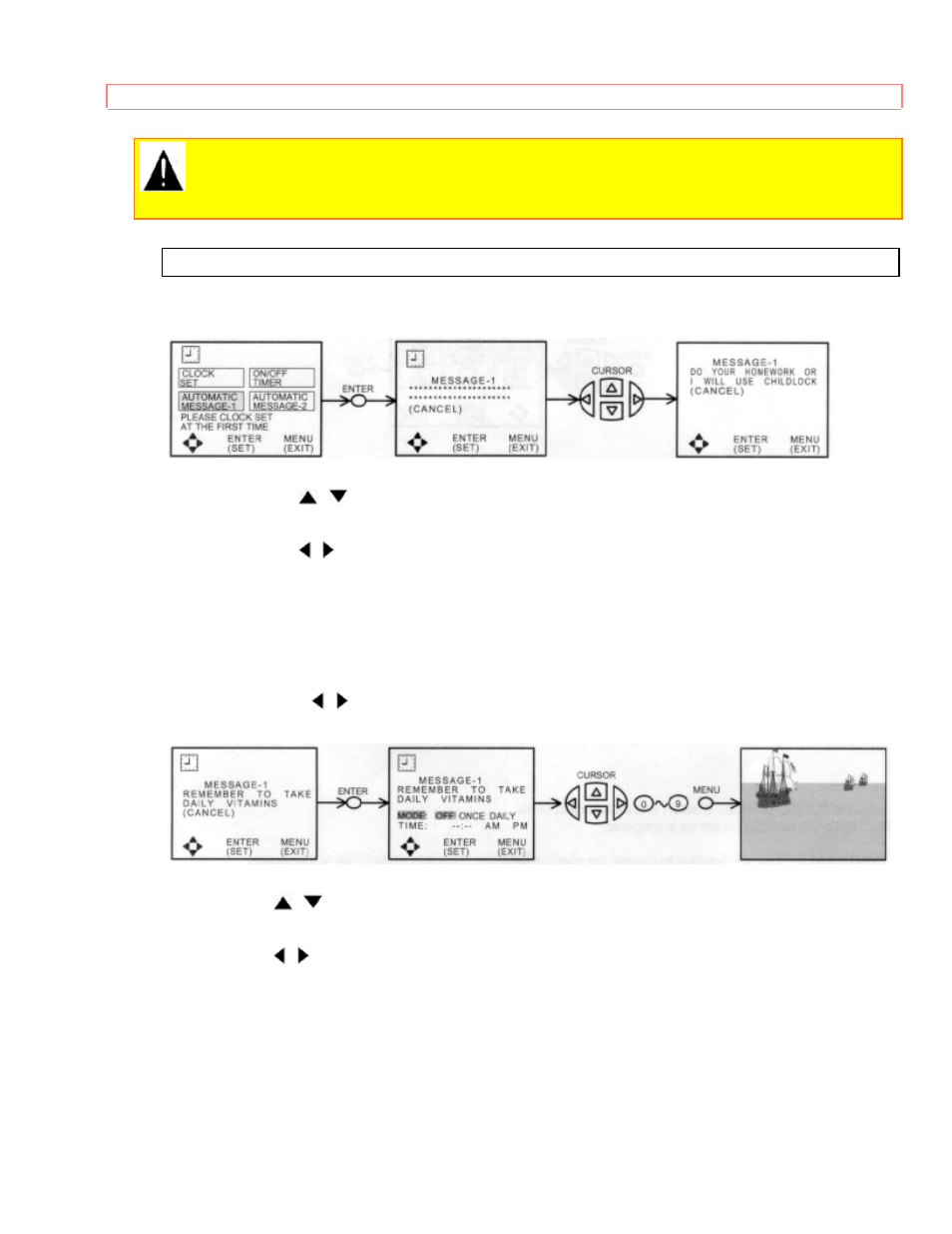 Automatic message | Hitachi 31CX4B User Manual | Page 57 / 70