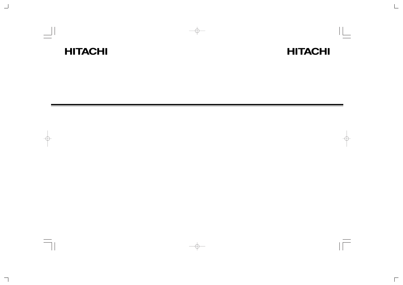 Hitachi HPW-200EC User Manual | Page 58 / 58