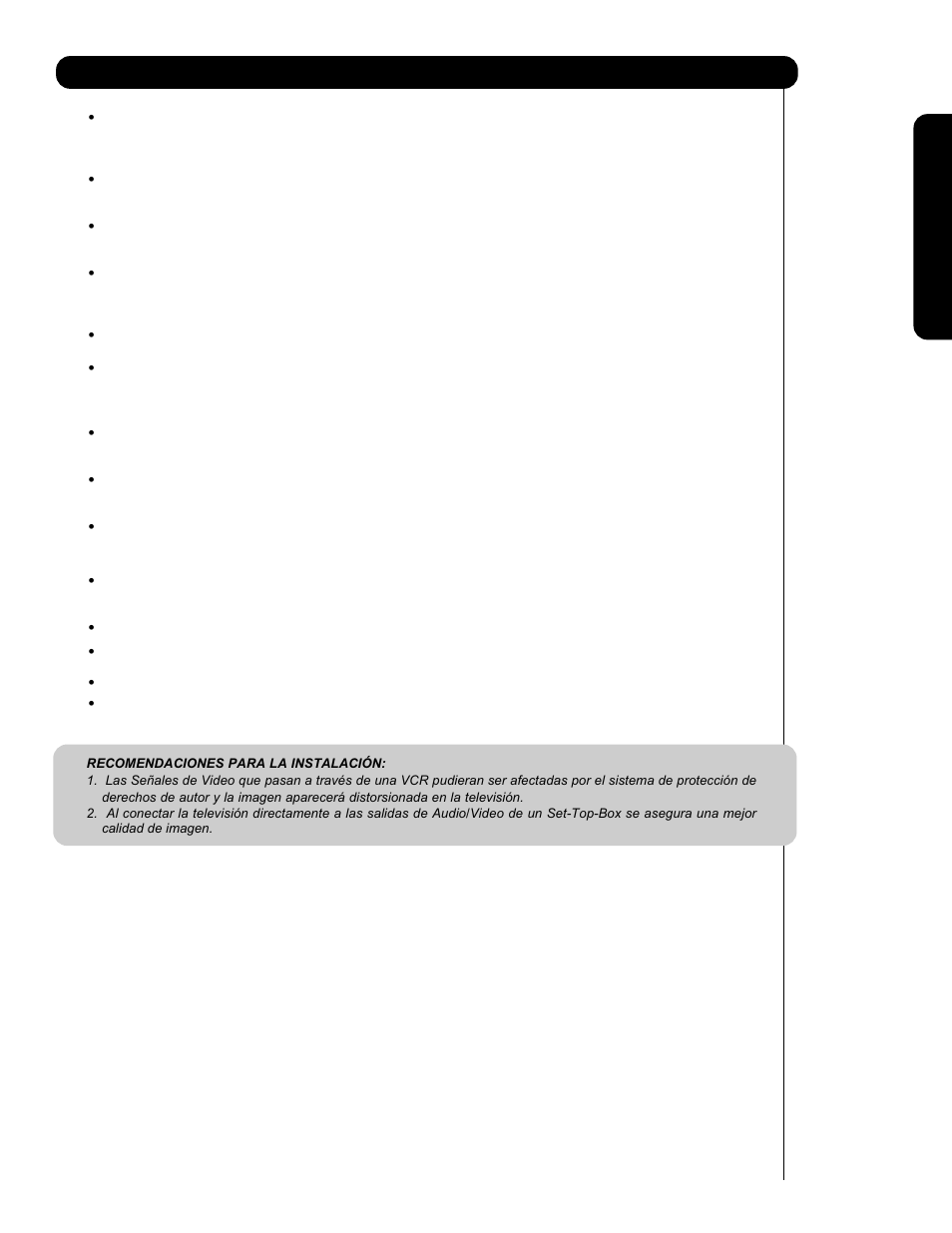 Consejos sobre las conexiones del panel posterior | Hitachi P60X901 User Manual | Page 109 / 192