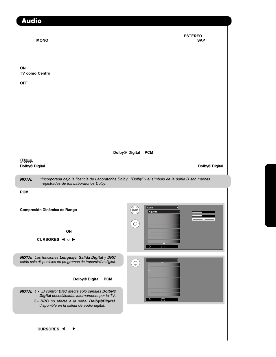 Audio | Hitachi P60X901 User Manual | Page 143 / 192