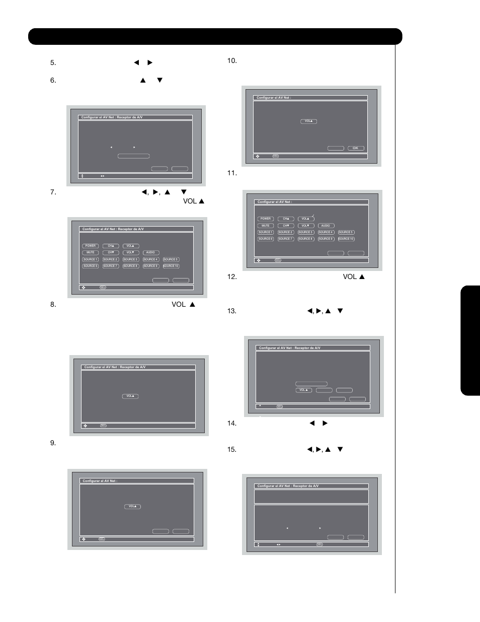 Configurar | Hitachi P60X901 User Manual | Page 163 / 192