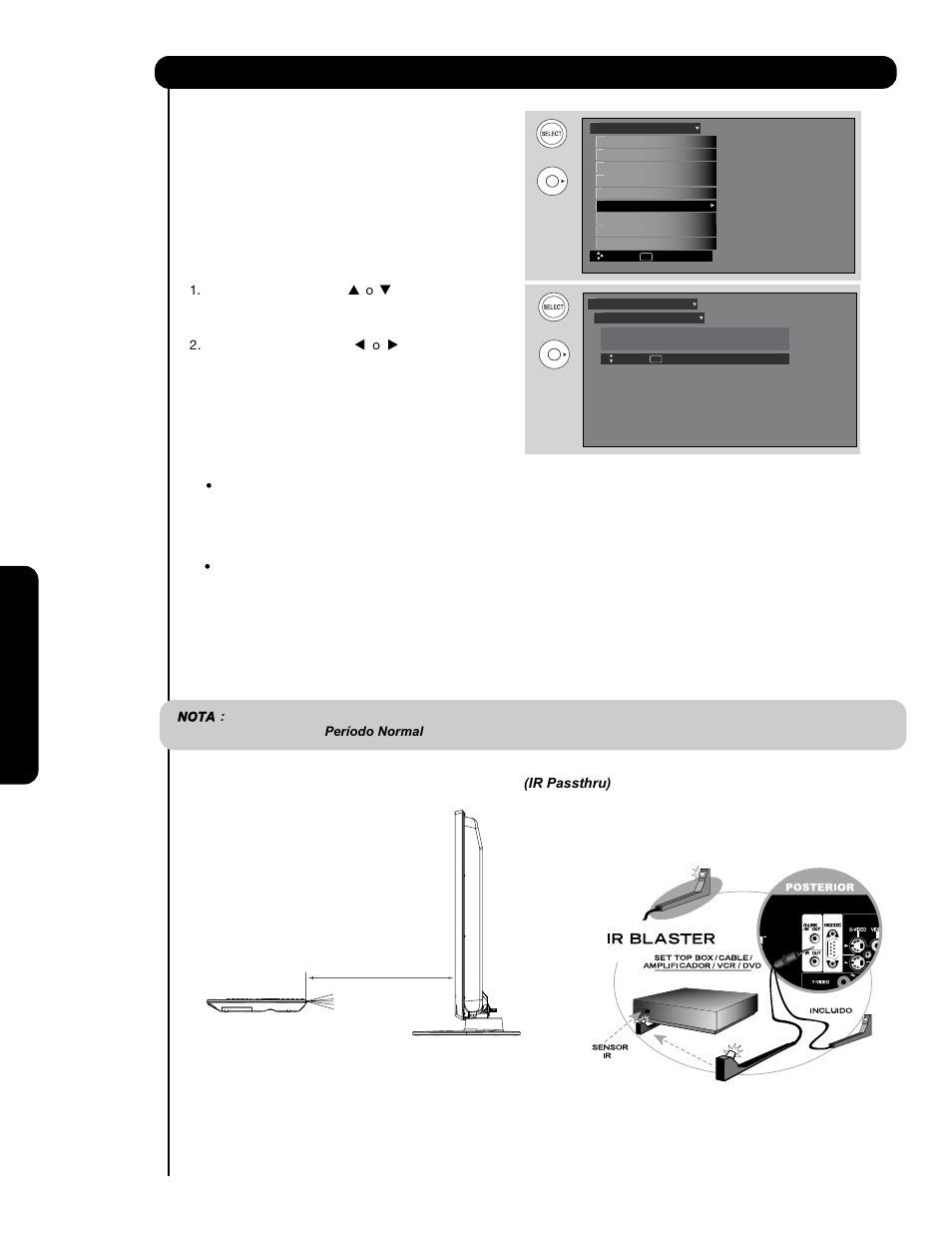 Configurar | Hitachi P60X901 User Manual | Page 168 / 192