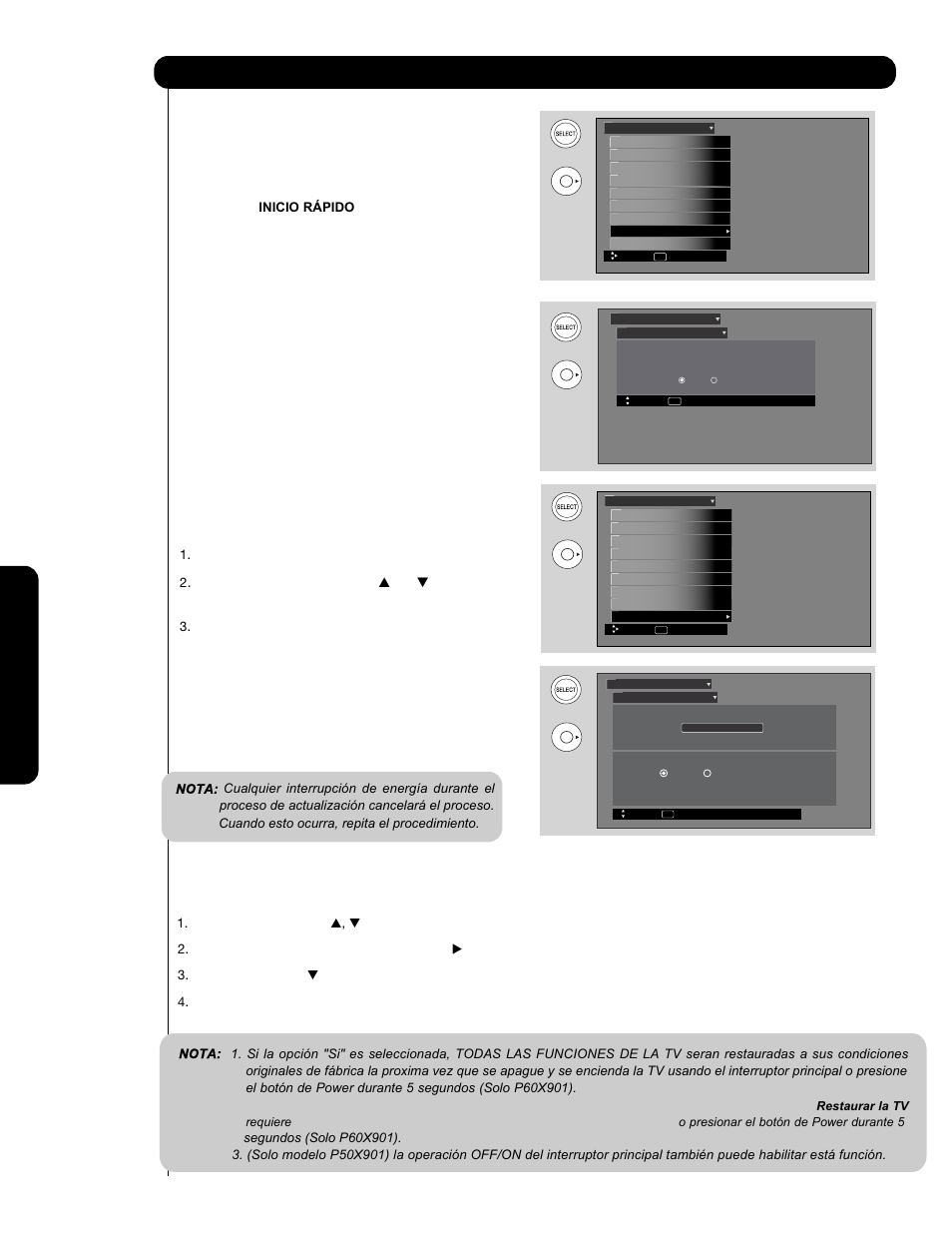 Configurar | Hitachi P60X901 User Manual | Page 170 / 192