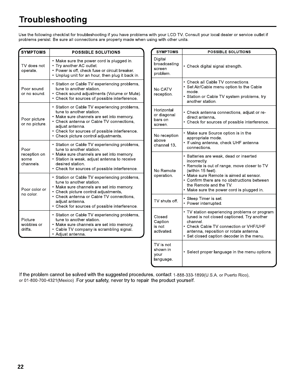 Hitachi LE40H405 User Manual | Page 22 / 29