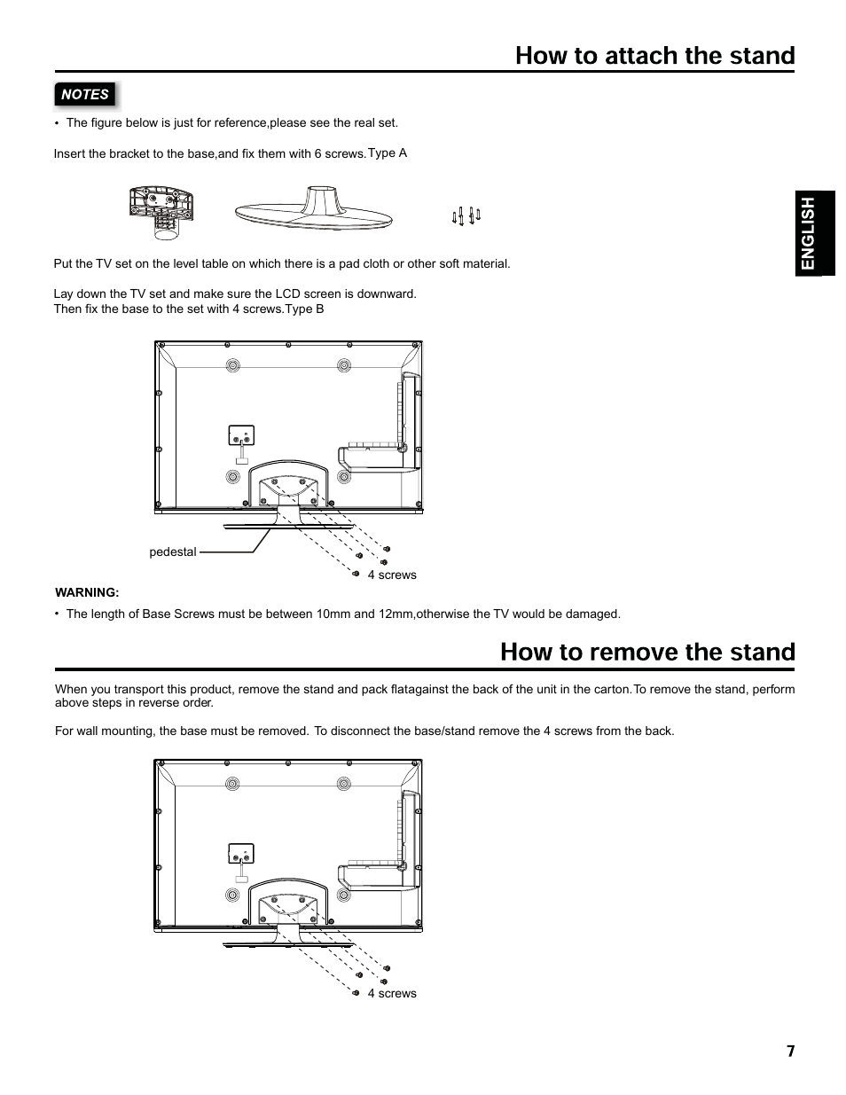 Hitachi LE40H405 User Manual | Page 7 / 29