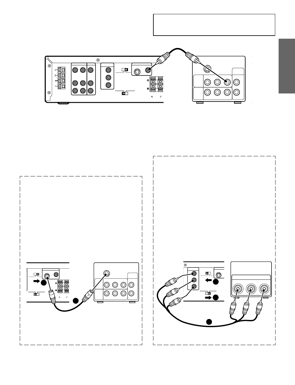 English, 12 conventional tv connections | Hitachi DV-S522U User Manual | Page 11 / 41