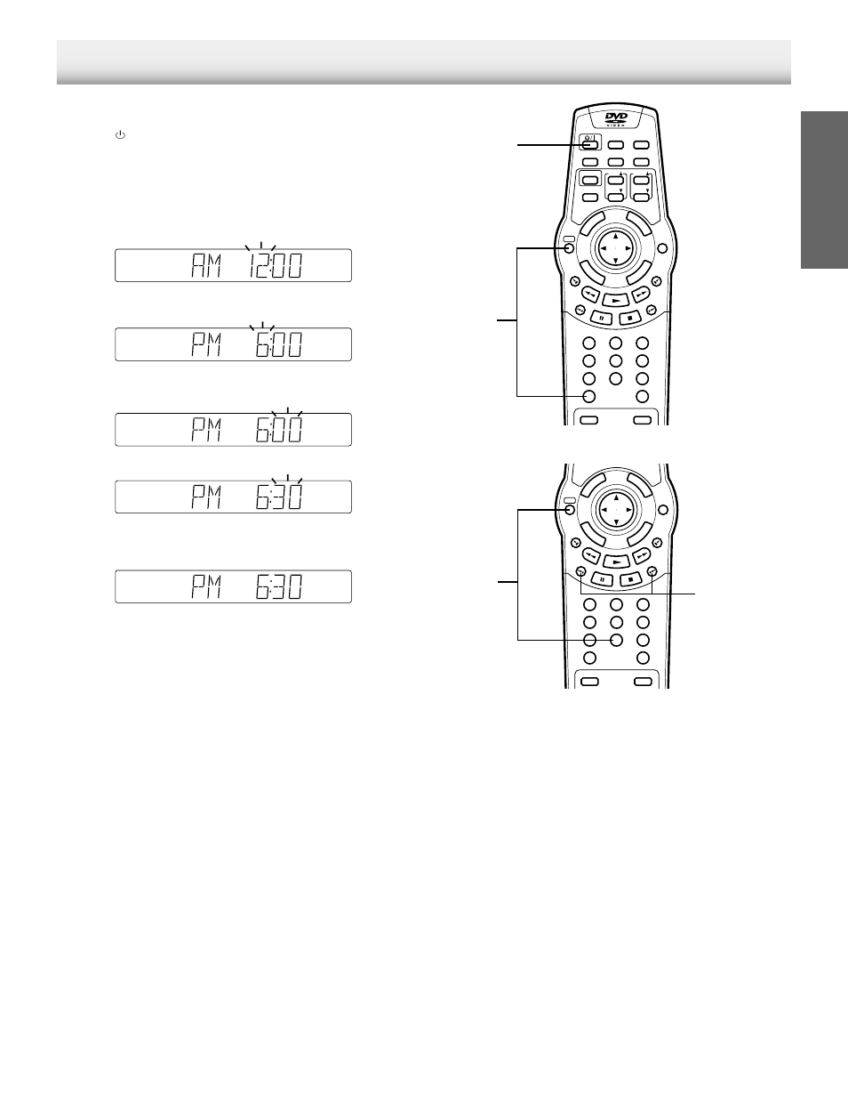 Adjusting the clock, English, 1shift clock 2 | Hitachi DV-S522U User Manual | Page 15 / 41