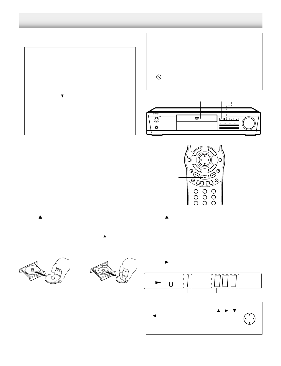 Disc playback, Preparations, Basic playback | E19- c | Hitachi DV-S522U User Manual | Page 20 / 41