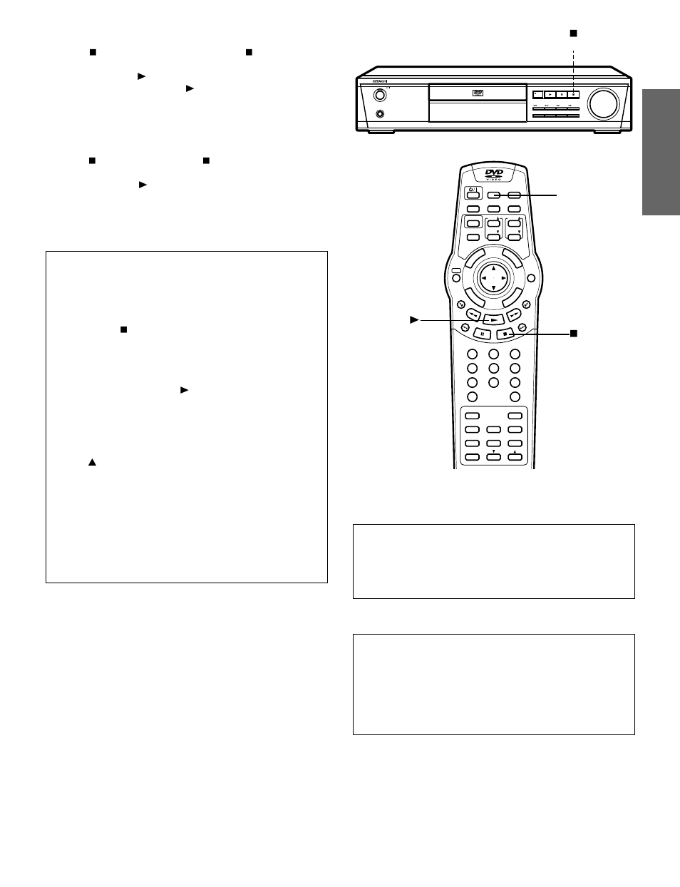English, Stopping playback, N(stop) | Hitachi DV-S522U User Manual | Page 21 / 41